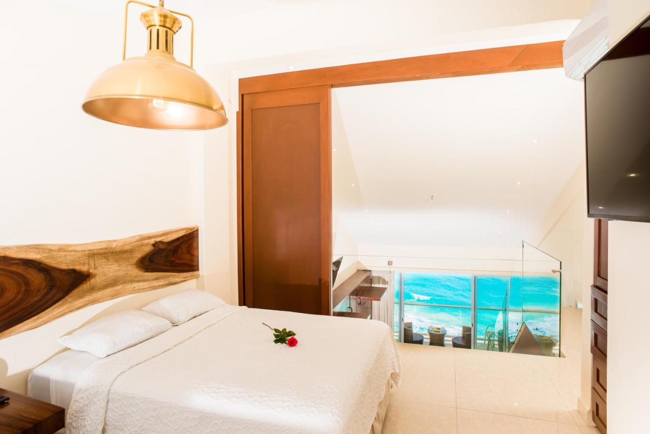 2 Story Oceanfront Penthouses On Cancun Beach! Exterior foto