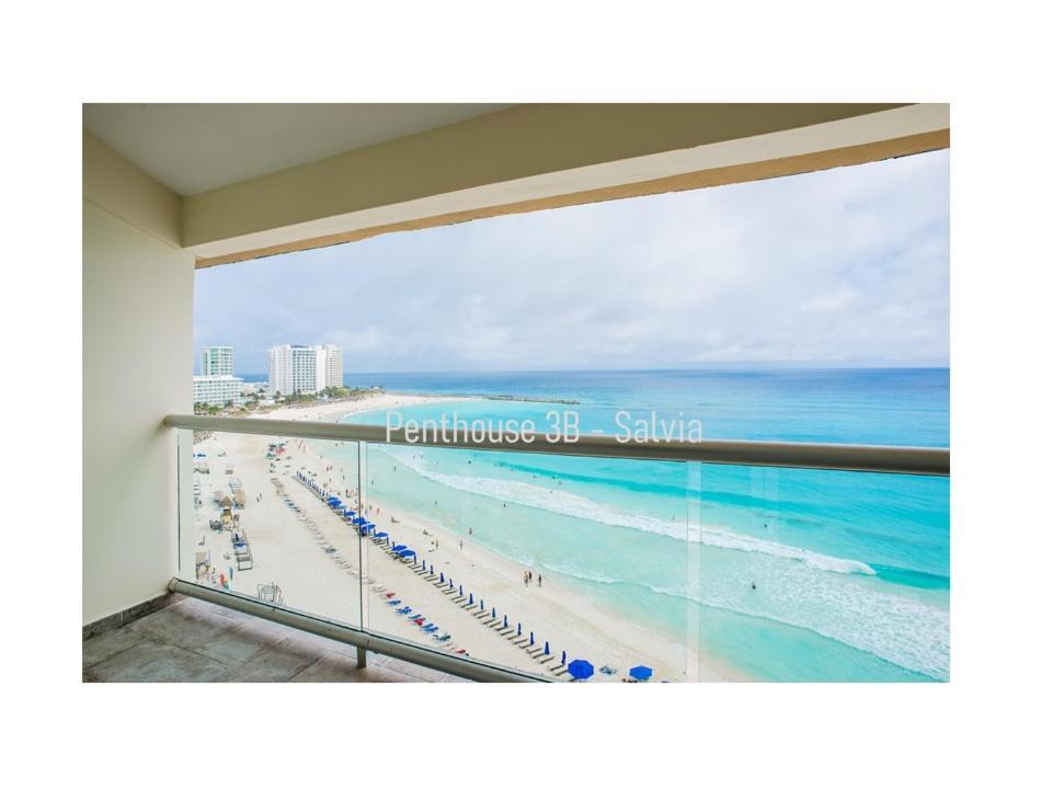 2 Story Oceanfront Penthouses On Cancun Beach! Exterior foto